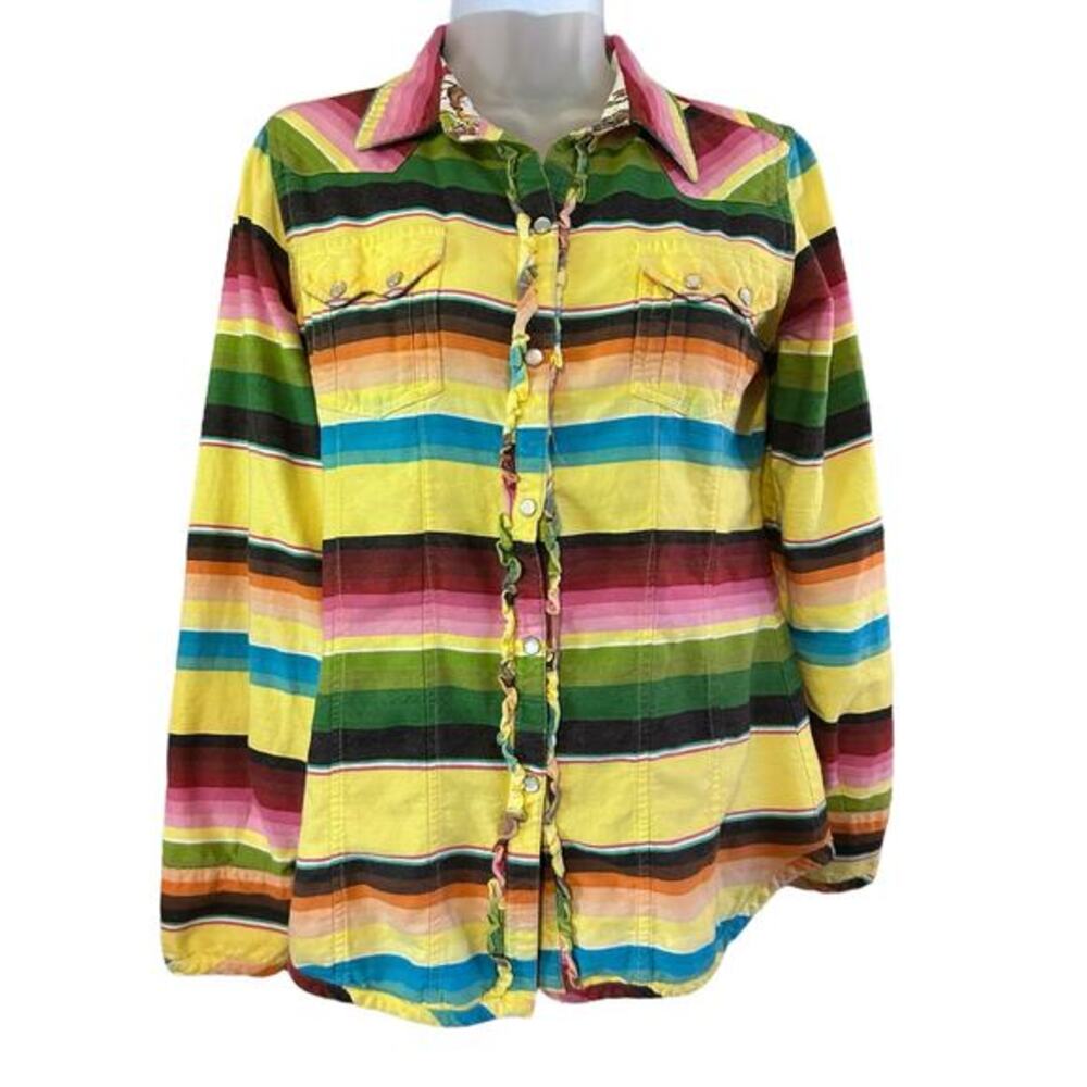 Tasha Polizzi Long Sleeve Women’s Button Up Shirt Size M